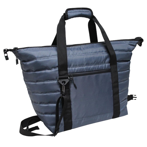 Archivo Siberian Quilted 40 Can Cooler Duffle; Grey AR3120501 - main